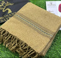 Men Winter Shawal – Golden Brown Traditional Shawl