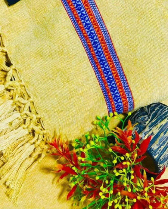 Men Winter Shawal – Yellow Traditional Design