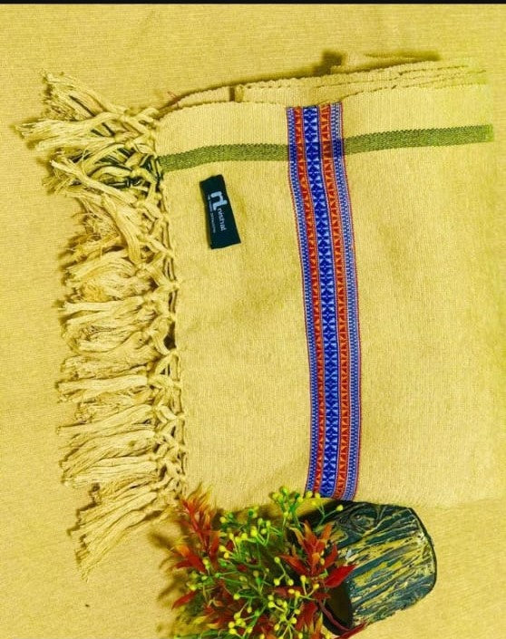 Men Winter Shawal – Yellow Traditional Design